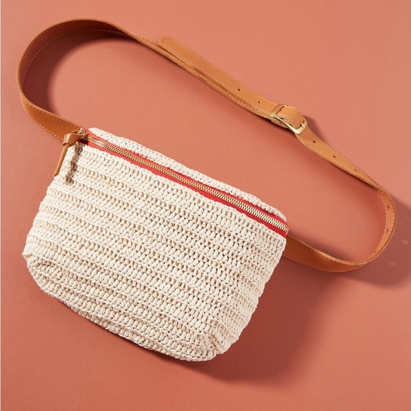 Clare V Handbags - Clare V. Straw Belt Bag RARE